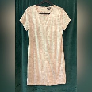 A.N.A (A New Approach) taupe, suede t-shirt mini dress. Worn twice, like new!